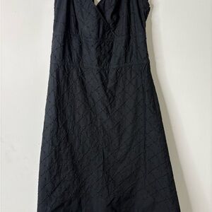 Elegant Black Sleeveless halter Dress